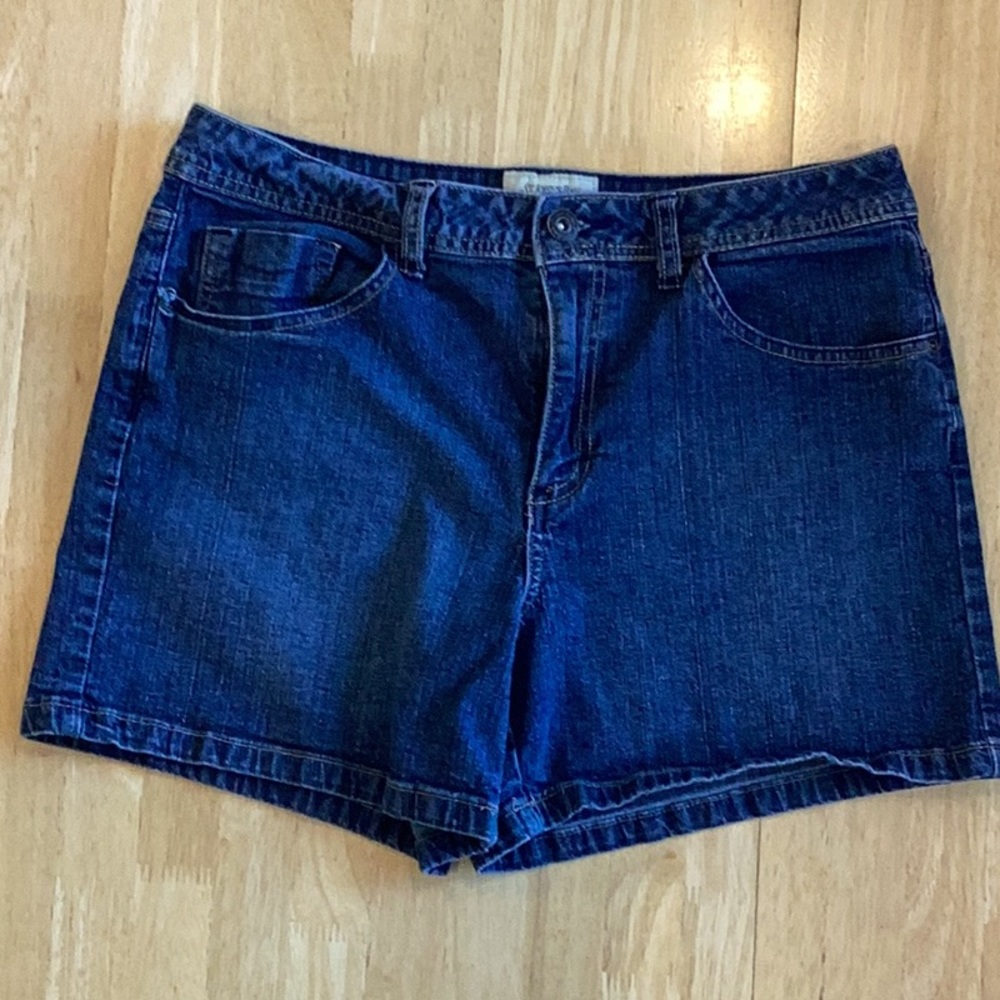 St. John's Bay Shorts, Denim, Size 12, gently used.